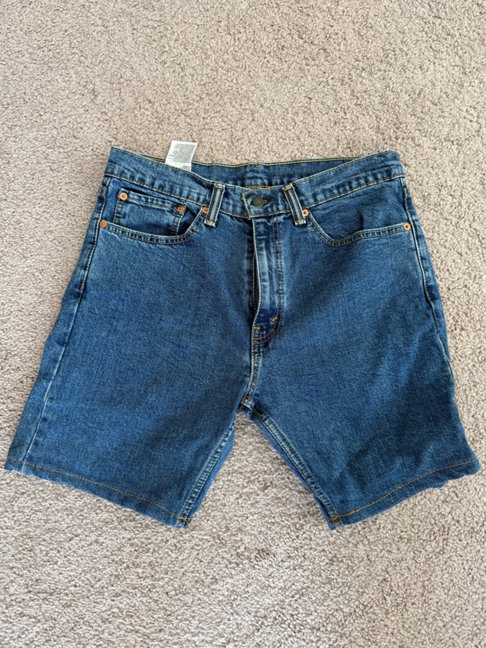Levi's Blue Denim Jean Shorts